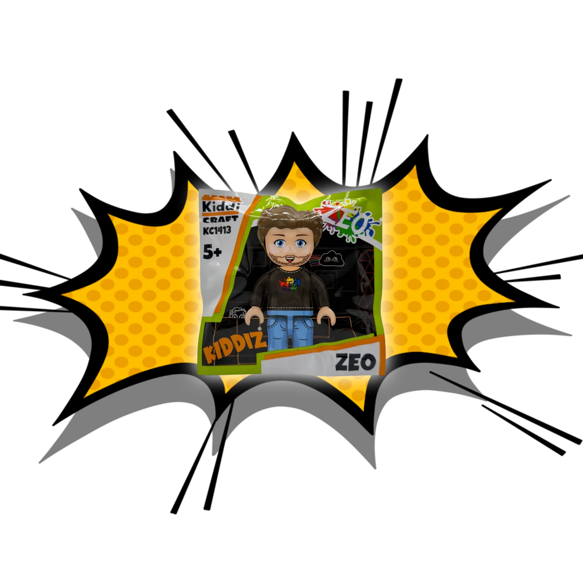 Zeo's Deluxe Set | Klemmbaustein Set mit exklusiver Zeo Figur