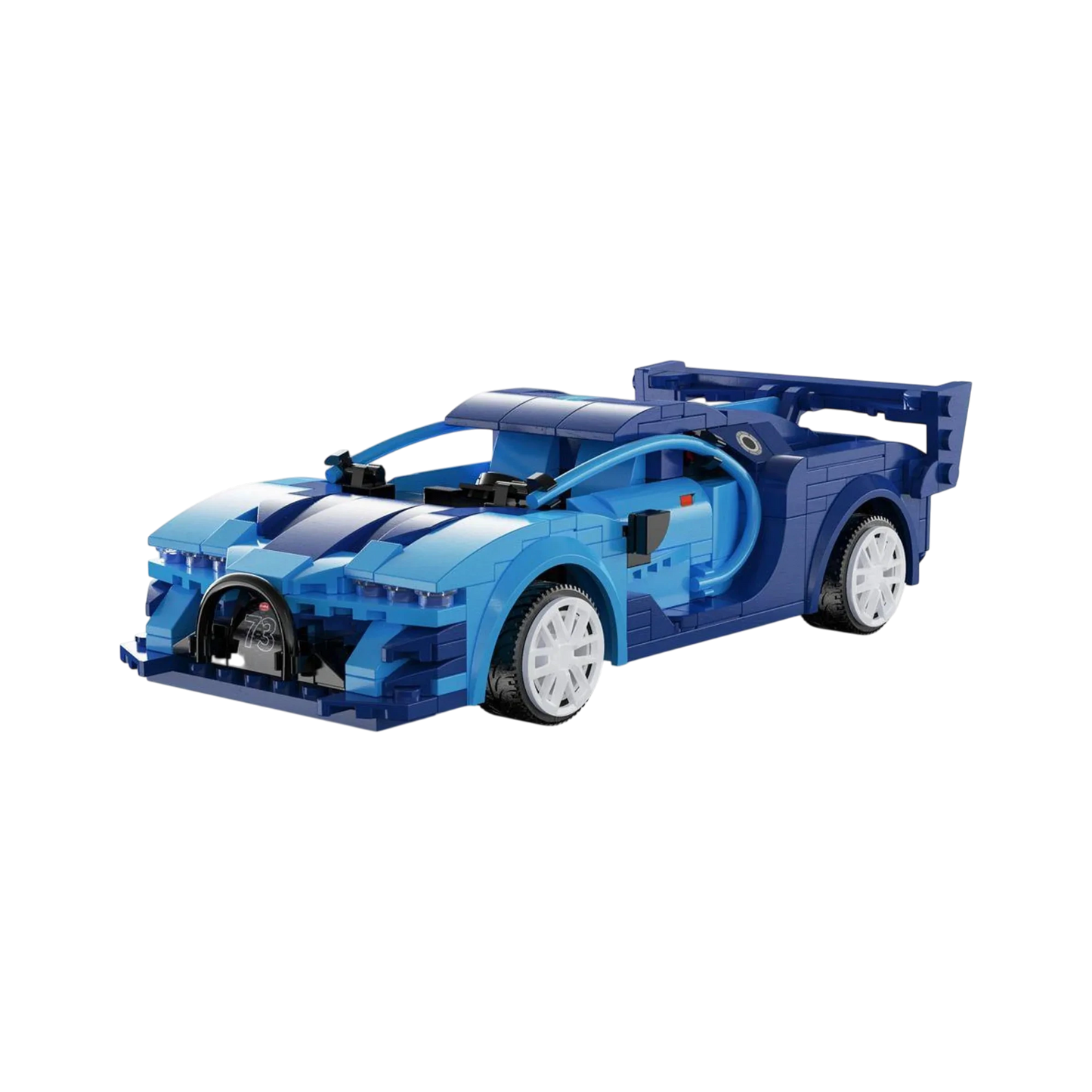 Blue Race Car mit 325 Klemmbausteinen und Fernsteuerung
