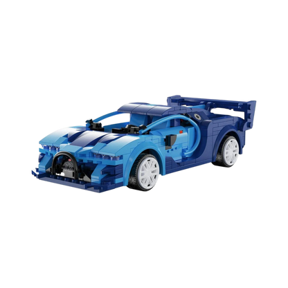Blue Race Car mit 325 Klemmbausteinen und Fernsteuerung