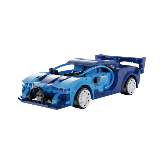 Blue Race Car mit 325 Klemmbausteinen und Fernsteuerung