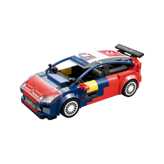 Citroën C4 WRC mit 329 Klemmbausteinen und Fernsteuerung