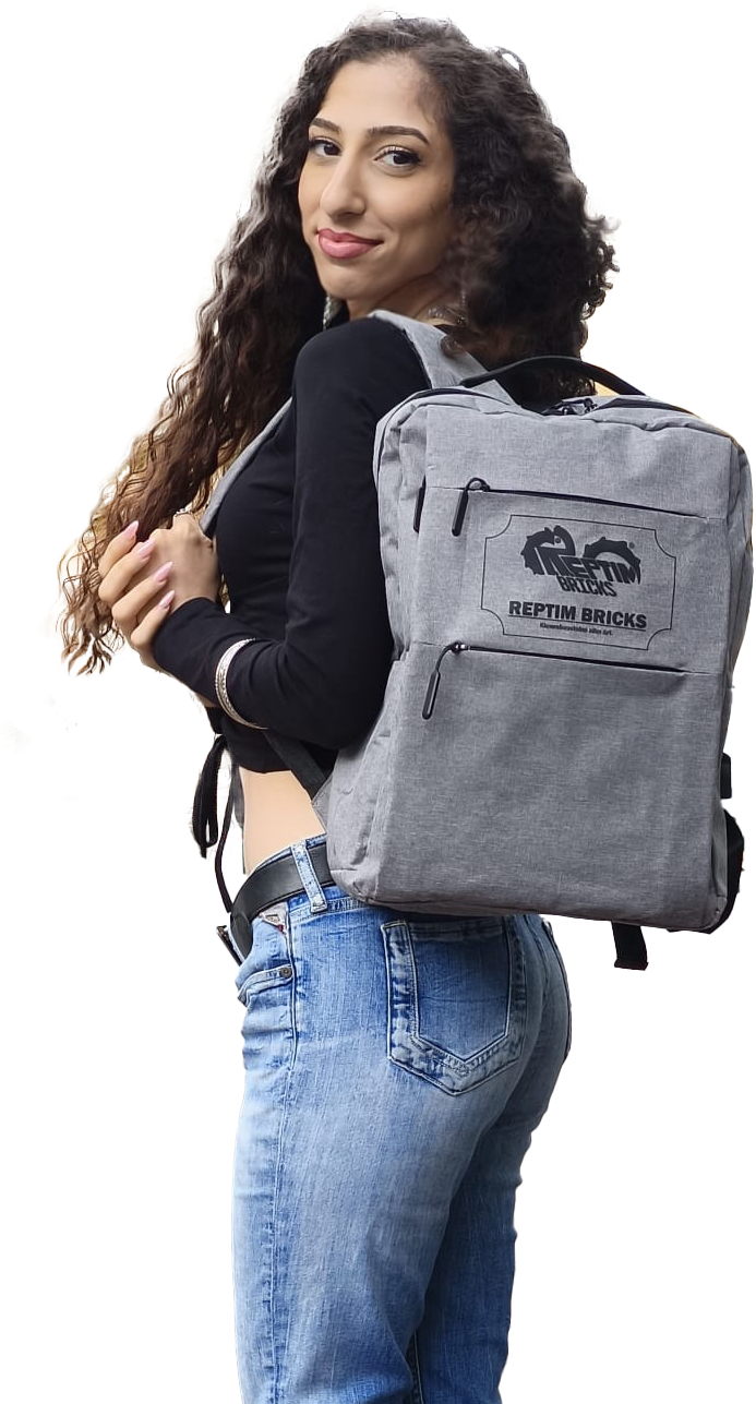 Reptim Bricks-Rucksack mit USB