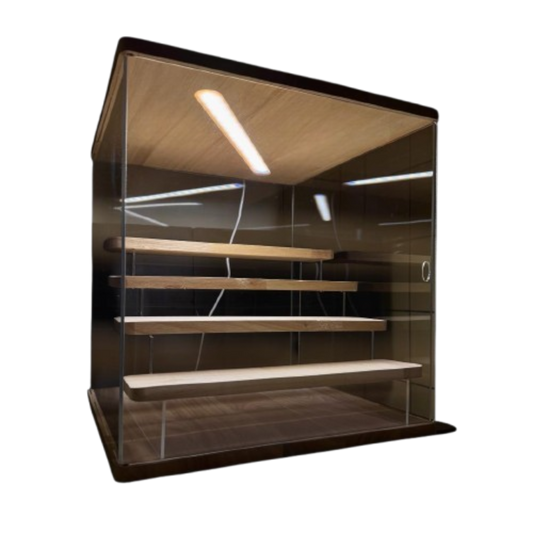Beleuchtete Vitrine 32 x 32 x 33,4 cm