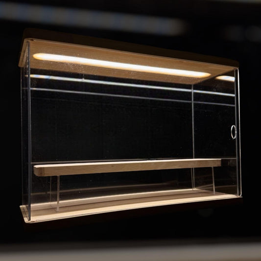 Beleuchtete Vitrine 32 x 12 cm