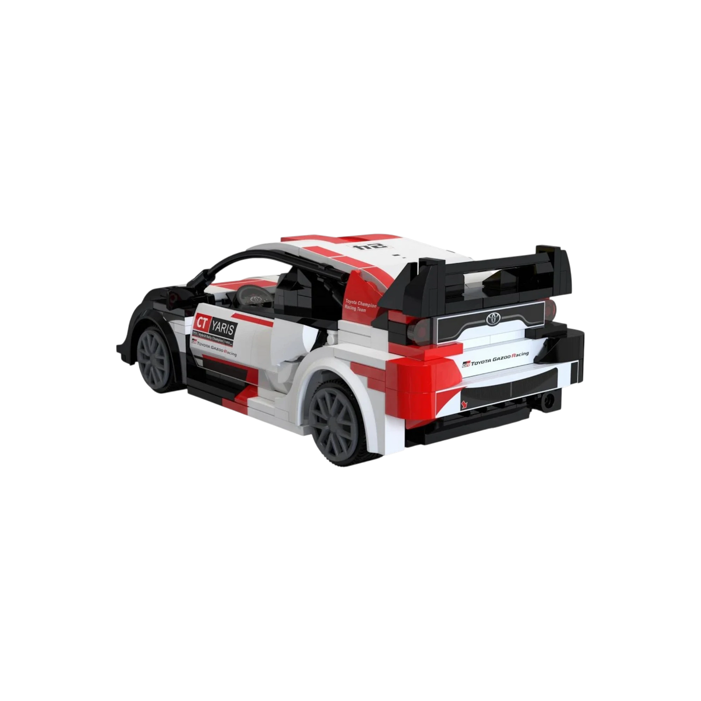 Toyota GR Yaris Rally 1 mit 330 Klemmbausteinen und Fernsteuerung