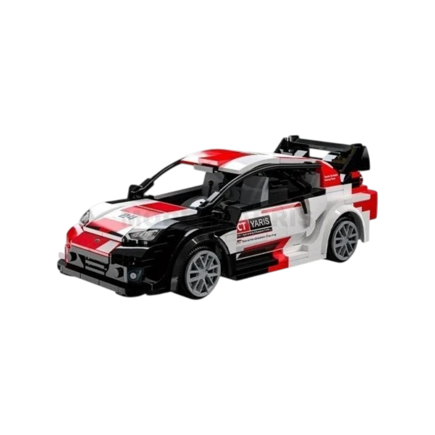 Toyota GR Yaris Rally 1 mit 330 Klemmbausteinen und Fernsteuerung
